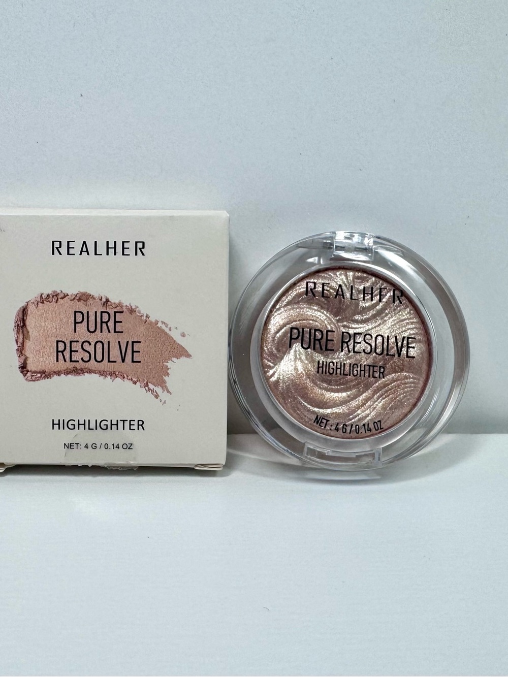 RealHer Pure Resolve Highlighter - Champagne NEW